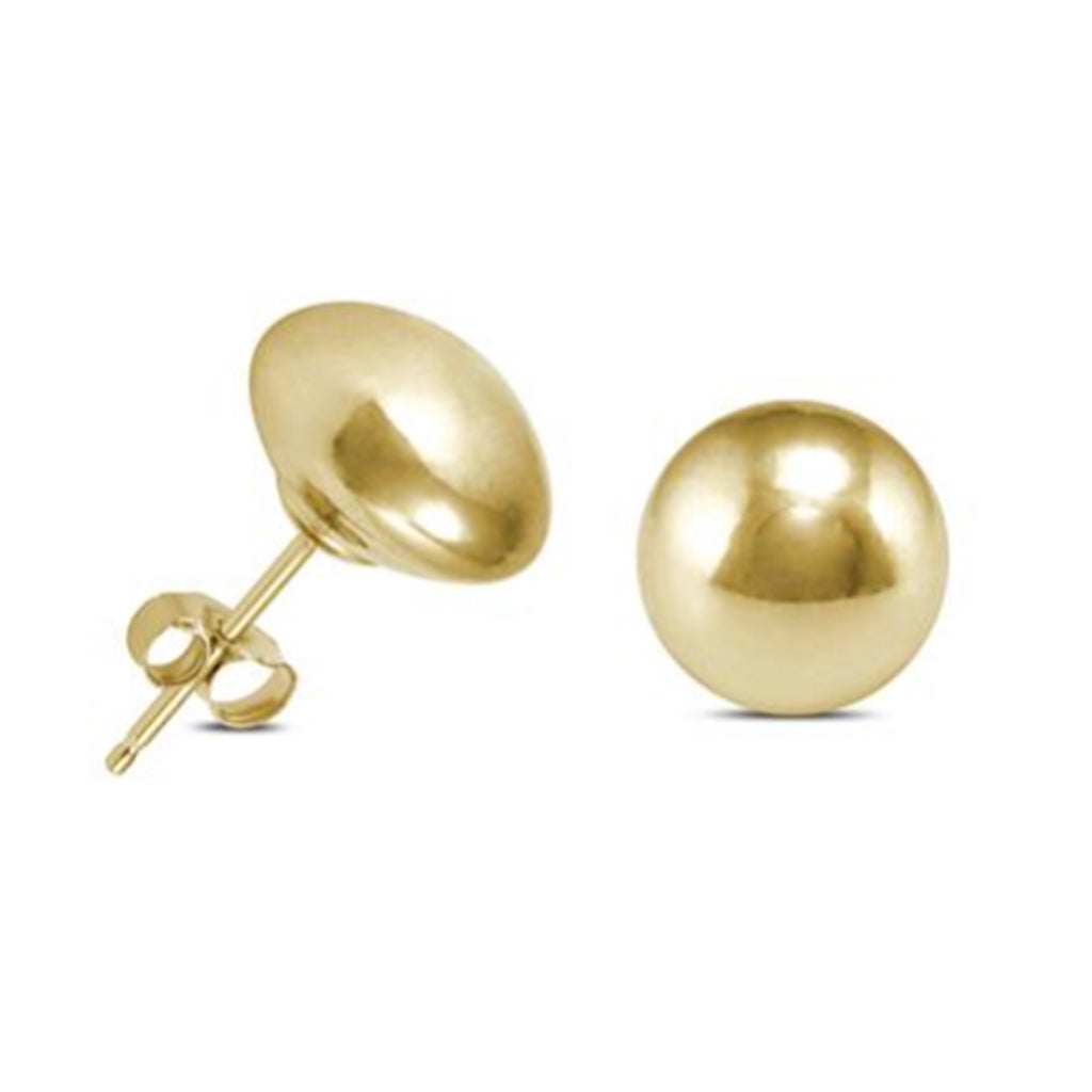 Gold Sphere Earrings