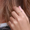 A Gold Line Ring