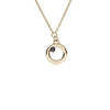A Circle & A Sapphire Necklace